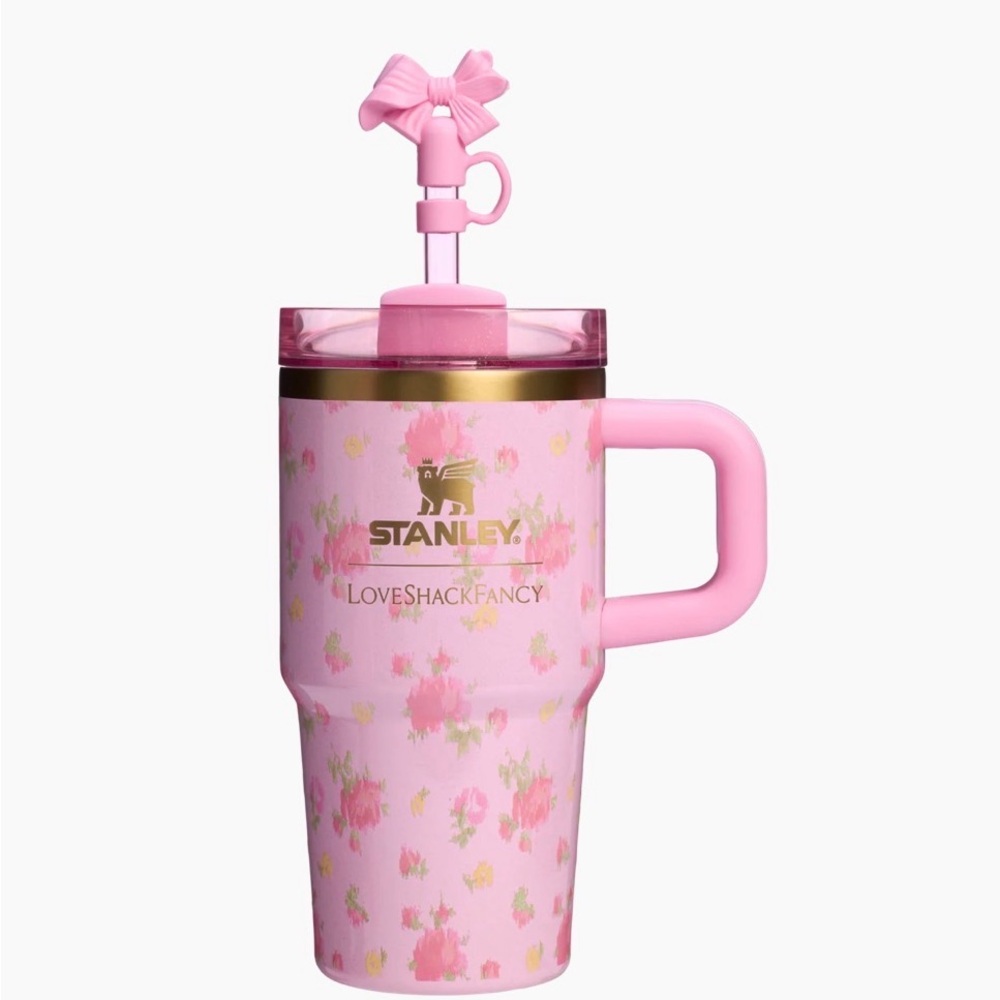 💗 STANLEY x Love Shack Fancy Tumbler 20oz Ibiza Sunset Pink Brand New